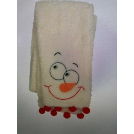 Department 56 Snowpinions Hat  Snowman Scarf with a funny face - Children's wear