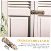 TEHAUX 2pcs Door Sliding Latch Lock Retro Door Bolt for