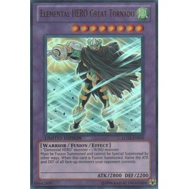 YU-GI-OH! - Elemental Hero Great Tornado (LC02-EN010) - Legendary Collection 2 - Unlimited Edition - Ultra Rare