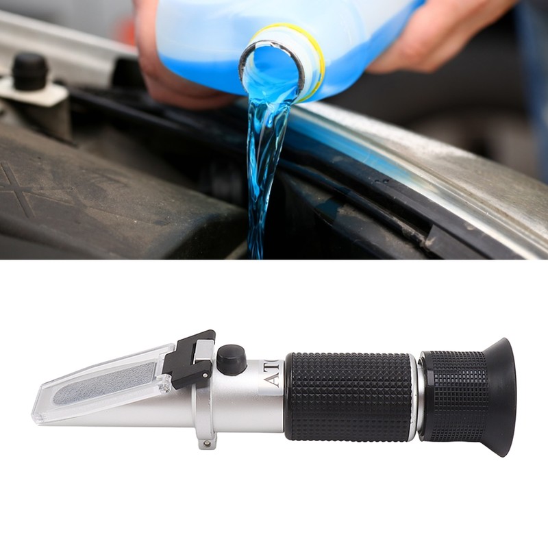 Antifreeze Refractometer with ATC Function Propylene Glycol Ethylene Glycol Wiper