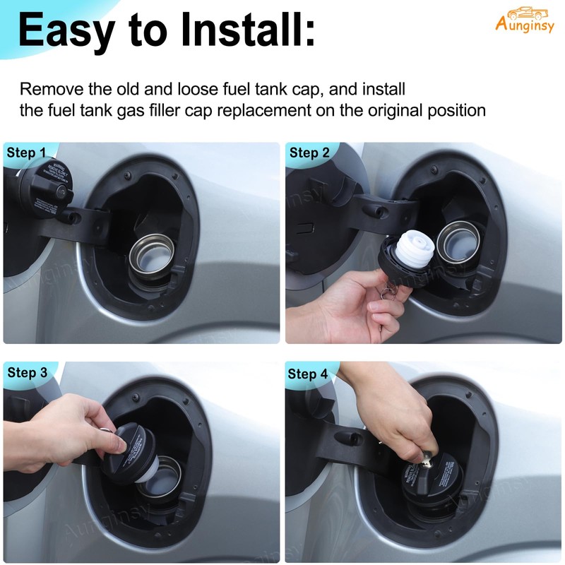 Car Fuel Tank Replacement Anti-theft Lock Cap for Toyota Tacoma