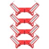 ZONADA 4PCS 90 Degree Right Angle Corner Clamp 75mm for
