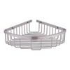 304 Stainless Steel Shower Caddy Corner Basket Shelf Bathroom Organizer Wall Mounted Storage, Brushed Nickel