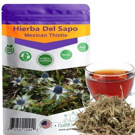 Hierba del sapo (2.1oz/59.5g) Eryngo heterophyllum, frog grass, toad grass, cardo mexicano 100% natural plants Herbal tea (2.1 oz)