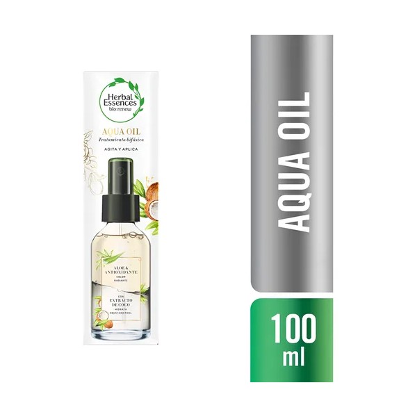 Aceite para el Cabello Herbal Essences Aqua Oil Aloe y