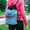 LOGOVISION Rick And Morty Mr. Meeseeks Face Drawstring Backpack Sports