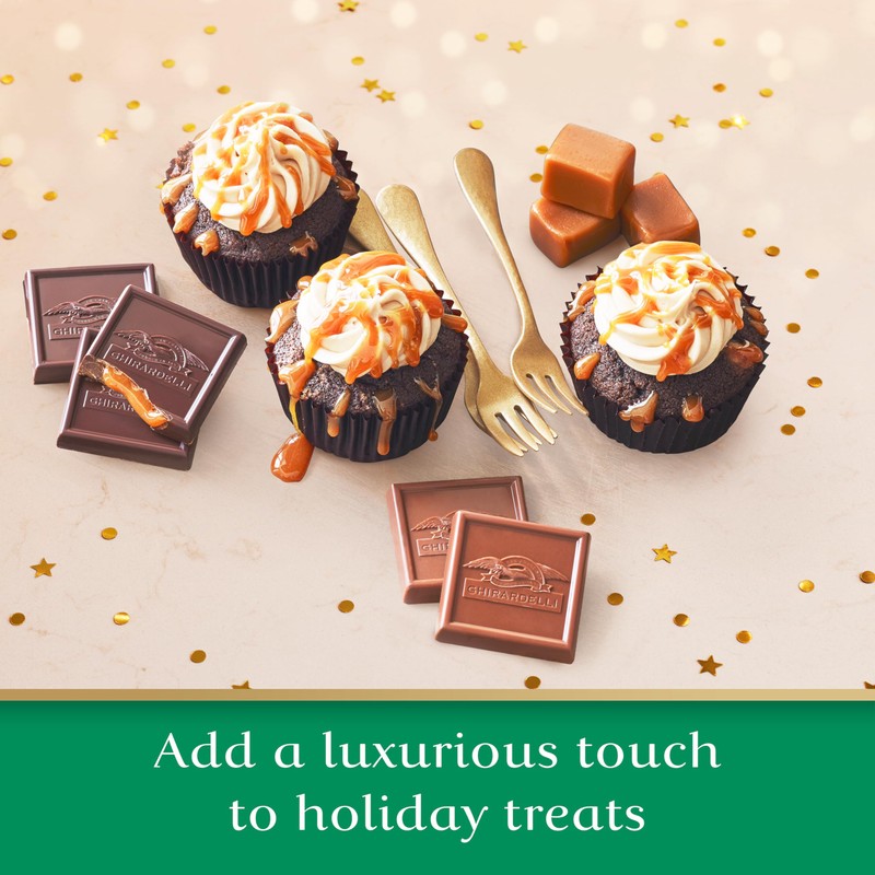 GHIRARDELLI Holiday Classic Chocolate Assortment Squares, 8.6 oz Bag