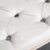 Heemab 32" Upholstered Bedroom Bench with French Vintage Design, Button-Tufted,