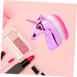 Baluue 3pcs Shape Design Cosmetics Brush for Gold Powder and Blush Brush for Daily and Professional Makeup Applications