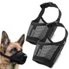 XYTAHDM Pack of 2 Muzzles for Dogs, Nylon Muzzle for