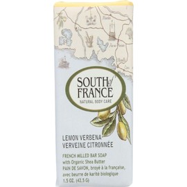 South of France Travel Bar Soap, Lemon Verbena, 1.5 Ounce