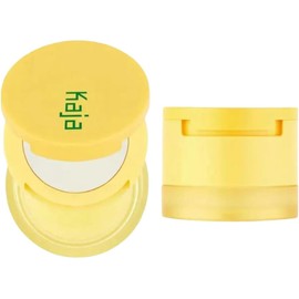 Kaja Bálsamo labial y exfoliante – Balmy Bento Acabado transparente, hidrata, exfolia, suaviza los labios, tamaño de viaje compacto, Piña Colada, 0.4 onzas