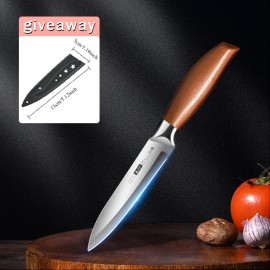 Xiaotianlai Seiko stainles steel knife home professiona chef knife outdoor knife with sheath - A