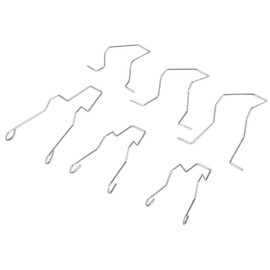 Namvo 6pcs Headlight Bulb Retaining Clip, Car Headlight Bulb Retaining Spring Clip, Car Headlight Clamp for H1 H3 H4 H7 Bulb, Car Headlight Clip Replacement Part