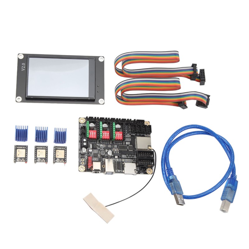 3D Printer Motherboard Kit Laser Engraver Control Board 32bit Wifi