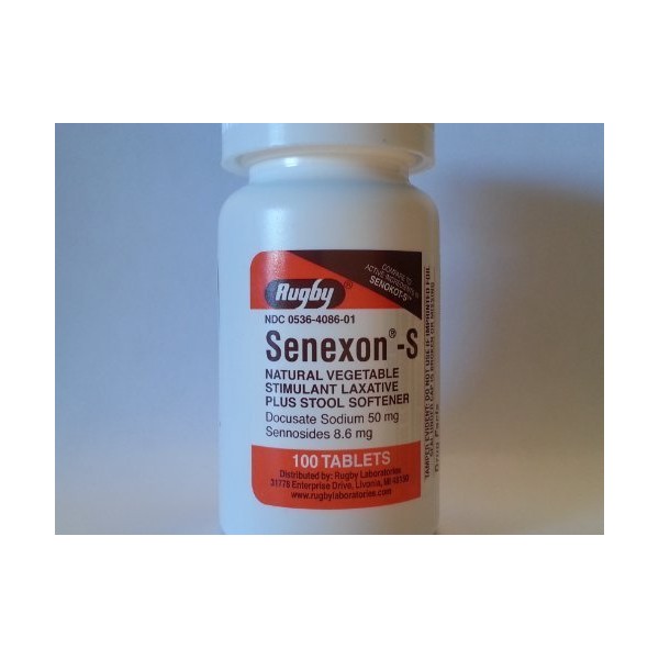 Senexon-s Natural Vegetable Laxative Plus Stool Softner (100 tablets) by Senekot-S