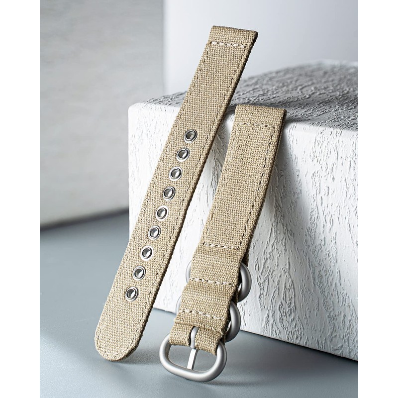 BINLUN Watch Band Canvas Watch Strap Quick Release Fabric Watch