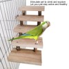 5 Layers Wood Small Animal Ladder,Pets Chewing Toys Climbing Stairs
