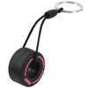 TRIXES Pink Racing Car Wheel Keyring – Small Keychain -