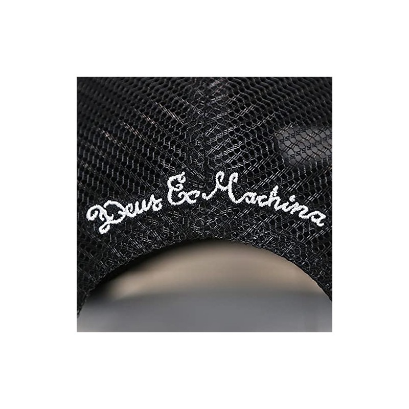 Deus Exmakina DMW47840 Tokyo Address Trucker Cap Mesh Cap, Khaki