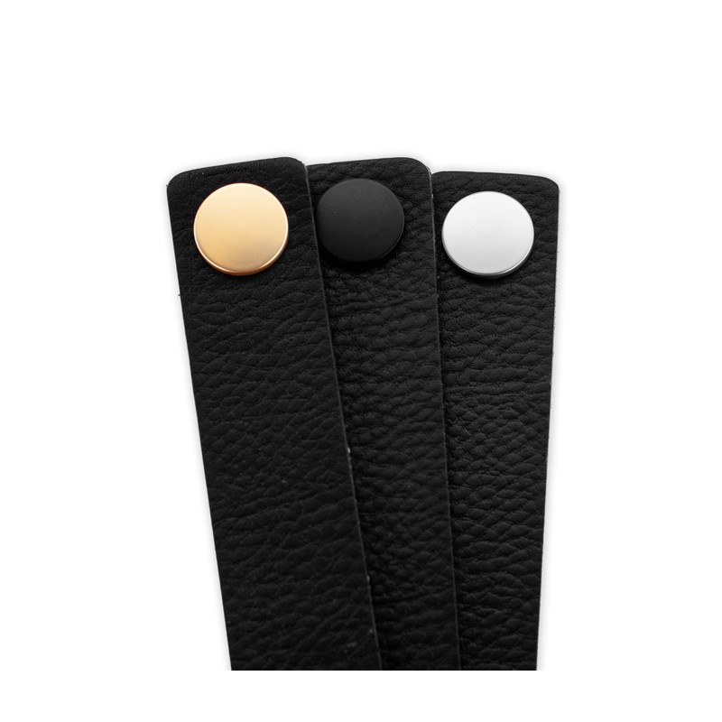 Brute Strength - Leather Handles for Furniture - Black -