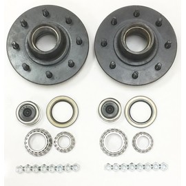 LIBRA Set of 2 Trailer Idler Hub Kits 8 on 6.5 for 7000 lbs Axle - 22020K