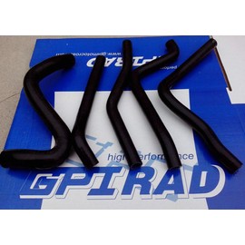 Silicone Radiator Hose for Kawasaki KX250 KX 250 1990 1991 1992 1993 (BLACK)