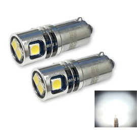 High Output 12/28VDC BA9S T3-1/4 Miniature Bayonet Base LED Replacement Bulb | Replaces Bulbs 12V: 1414 1416 1813 1816 1895 | 28V: 313 1495 1819 1820 1864 757