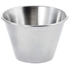 Winco SCP-40, 4-Ounce Stainless Steel Round Ramekin Condiment Sauce Cups,
