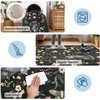 GarveeHome 2x6 Cat Washable Runner Rug for Kitchen, Soft Black