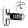LED Display Water Meter Digital Shower Thermometer Bath Temperature Monitor