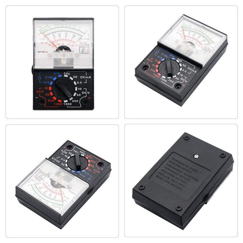 BE-TOOL Analogue Multimeter Voltimeter Electric Continuity Tester YX 1000A AC