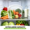 HE-SANQI Reusable Silicone Food Storage Bag, Extra Large 124oz/3500ml Stand