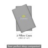 Organic Pillow Cases Set of 2 – Large Size –