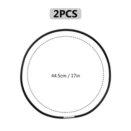 Hoxfly 2PCS Leather Necklace, 3mm Leather Cord Necklace, Necklace for Men Leather Necklace Cord with Clasp, 45cm Black Leather Braided Rope, Waterproof Black Cord Chain for Men Women