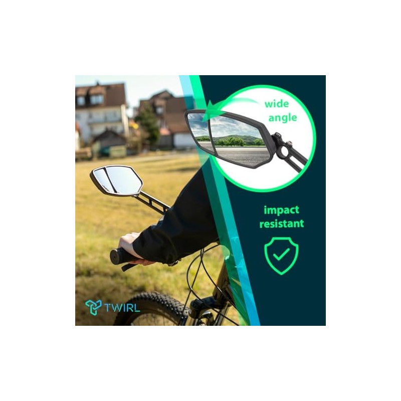TWIRL Spy Space NBS 175 - Espejo retrovisor para bicicleta