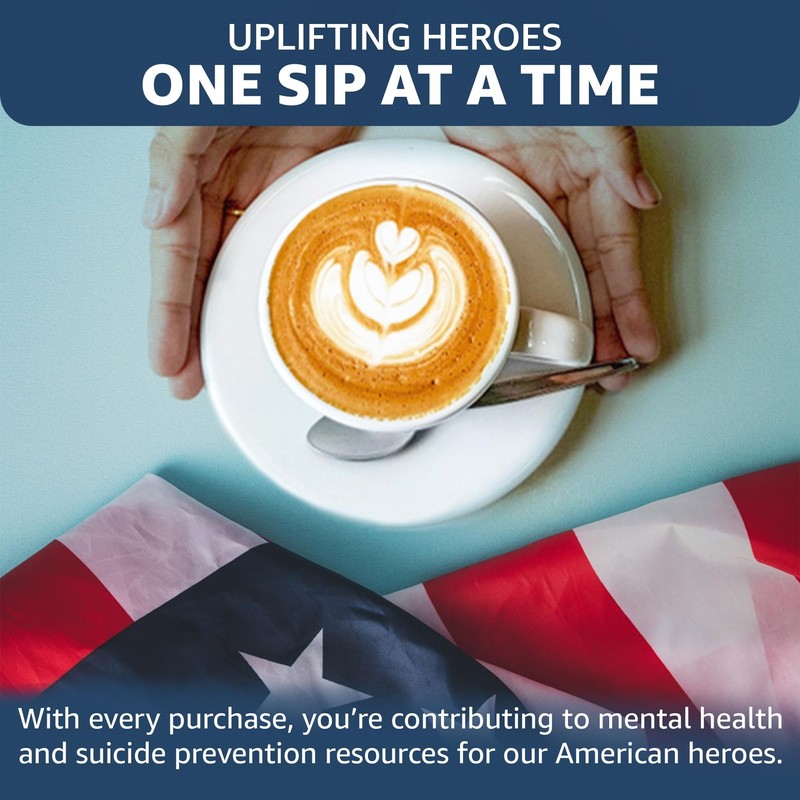22 Salute 1776 Ground Coffee Dark Roast, Bold Flavor Notes,