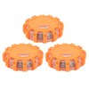 3pcs LED Road Flares Light 9 Modes Waterproof Shock Resistant