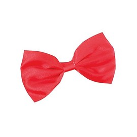 Red Dickie Bow Tie Fancy Dress Party Accessories Shiny Satin Pre Tiedschool Play Accessory Wedding Party