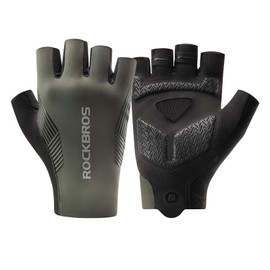 ROCKBROS Summer Cycling Gloves Men Women Fingerless Sports Breathable and Shock Absorption for Running, Bike, MTB e Fitness