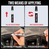 Wheel Scratch Repair Kit, Matte Black Rim Touch Up Paint,
