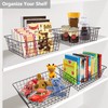 Beimu Wire Baskets for Organizing Household 4 Pack Pantry Baskets
