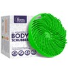 Swirl Scrubber: Antimicrobial Silicone Body Scrubber - Green - Shower