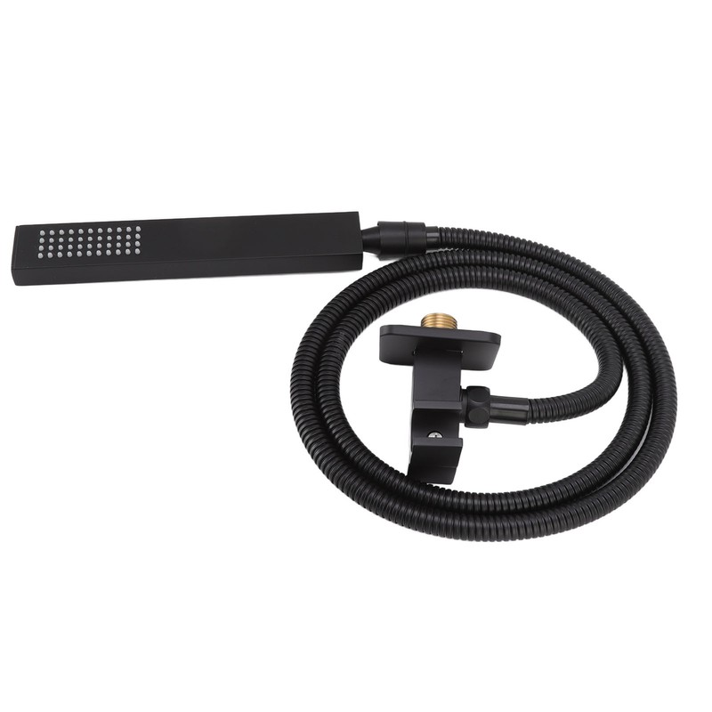 Wall Mounted Shower Set Black High Pressure Shower Head with