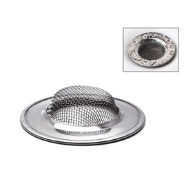 Antrader Kitchen Sink Strainer,2.5" Large Wide Rim Stainless Steel Mesh Basket Filter Trap, Fit Most 1.5-2.2 Inch Kitchen Drains