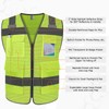 TCCFCCT High Visibility Reflective Safety Vest with 5 Pockets, ANSI/ISEA