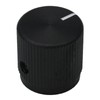 6mm Round Hole 15mm Short Solid Aluminium Control Knob for
