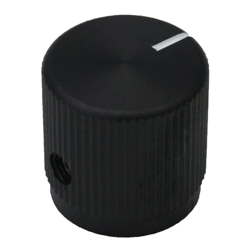 6mm Round Hole 15mm Short Solid Aluminium Control Knob for