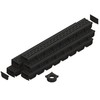 Vodaland - 4 Inch Trench Drain System with Grate -