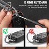 TISET Belt Key Holder,Titanium Belt Loop Keychain Clip,EDC Quick Release
